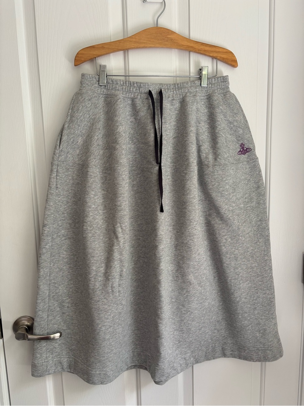 Vivienne Westwood Gray A-Line Sweat Skirt